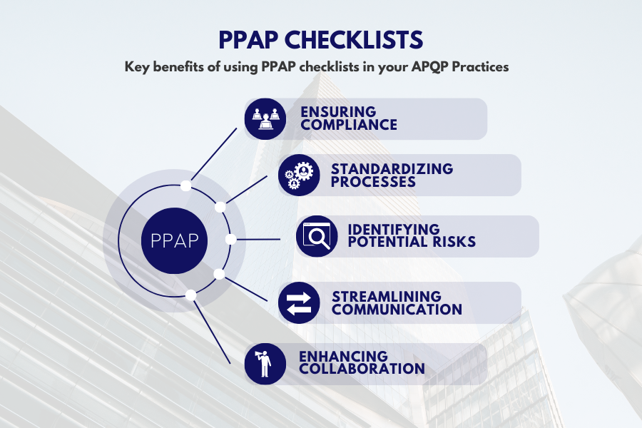 PPAP Checklists in APQP: Ensuring Compliance and Streamlining the Approval Process 